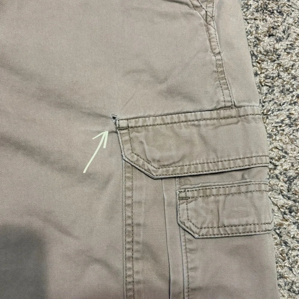 Wrangler Originals Cargo Shorts Men Khaki‎ Beige Utility Cotton Size 34